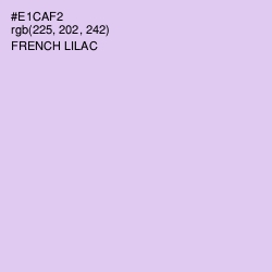 #E1CAF2 - French Lilac Color Image