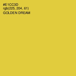 #E1CC3D - Golden Dream Color Image