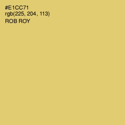 #E1CC71 - Rob Roy Color Image