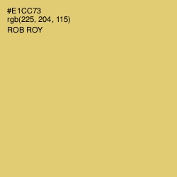 #E1CC73 - Rob Roy Color Image