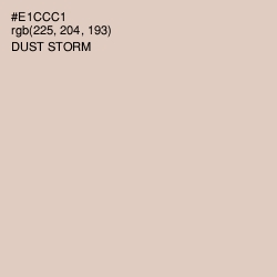 #E1CCC1 - Dust Storm Color Image