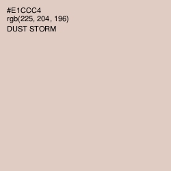 #E1CCC4 - Dust Storm Color Image