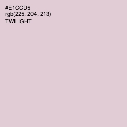 #E1CCD5 - Twilight Color Image