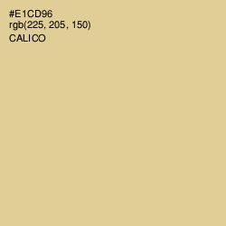 #E1CD96 - Calico Color Image