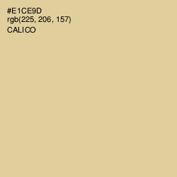 #E1CE9D - Calico Color Image