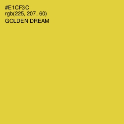 #E1CF3C - Golden Dream Color Image