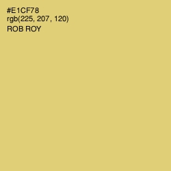 #E1CF78 - Rob Roy Color Image