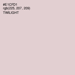 #E1CFD1 - Twilight Color Image