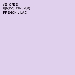 #E1CFEE - French Lilac Color Image