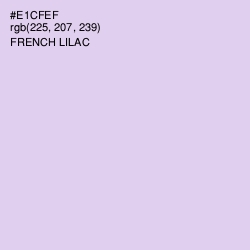 #E1CFEF - French Lilac Color Image
