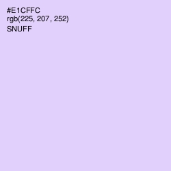 #E1CFFC - Snuff Color Image