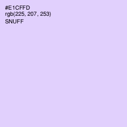 #E1CFFD - Snuff Color Image