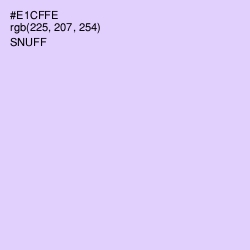 #E1CFFE - Snuff Color Image