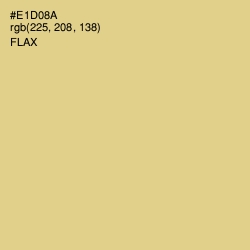 #E1D08A - Flax Color Image