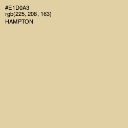 #E1D0A3 - Hampton Color Image