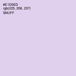 #E1D0ED - Snuff Color Image