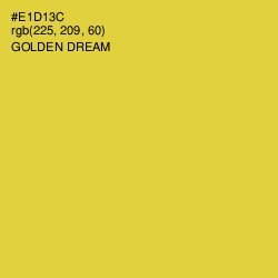 #E1D13C - Golden Dream Color Image