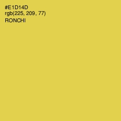 #E1D14D - Ronchi Color Image