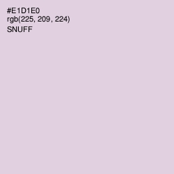 #E1D1E0 - Snuff Color Image