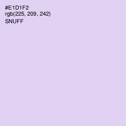 #E1D1F2 - Snuff Color Image