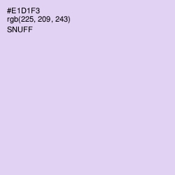 #E1D1F3 - Snuff Color Image