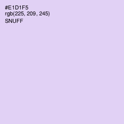 #E1D1F5 - Snuff Color Image