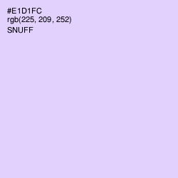 #E1D1FC - Snuff Color Image