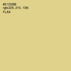 #E1D28B - Flax Color Image