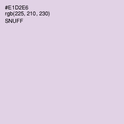 #E1D2E6 - Snuff Color Image