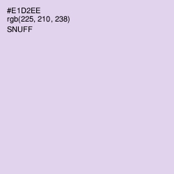 #E1D2EE - Snuff Color Image