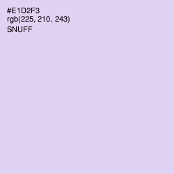 #E1D2F3 - Snuff Color Image