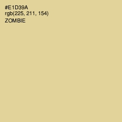 #E1D39A - Zombie Color Image