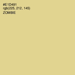 #E1D491 - Zombie Color Image