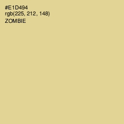 #E1D494 - Zombie Color Image