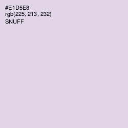 #E1D5E8 - Snuff Color Image