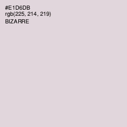 #E1D6DB - Bizarre Color Image