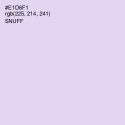 #E1D6F1 - Snuff Color Image