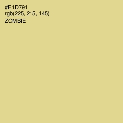 #E1D791 - Zombie Color Image