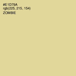 #E1D79A - Zombie Color Image