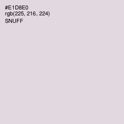 #E1D8E0 - Snuff Color Image