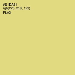 #E1DA81 - Flax Color Image