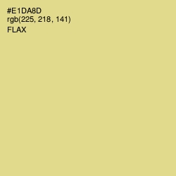 #E1DA8D - Flax Color Image