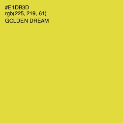 #E1DB3D - Golden Dream Color Image