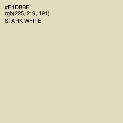 #E1DBBF - Stark White Color Image