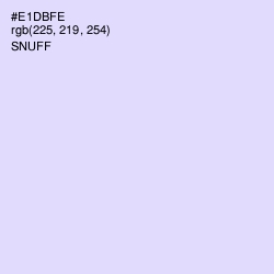 #E1DBFE - Snuff Color Image