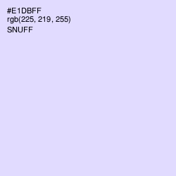 #E1DBFF - Snuff Color Image