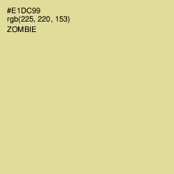#E1DC99 - Zombie Color Image