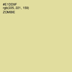 #E1DD9F - Zombie Color Image