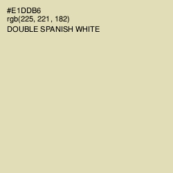 #E1DDB6 - Double Spanish White Color Image