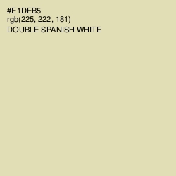 #E1DEB5 - Double Spanish White Color Image